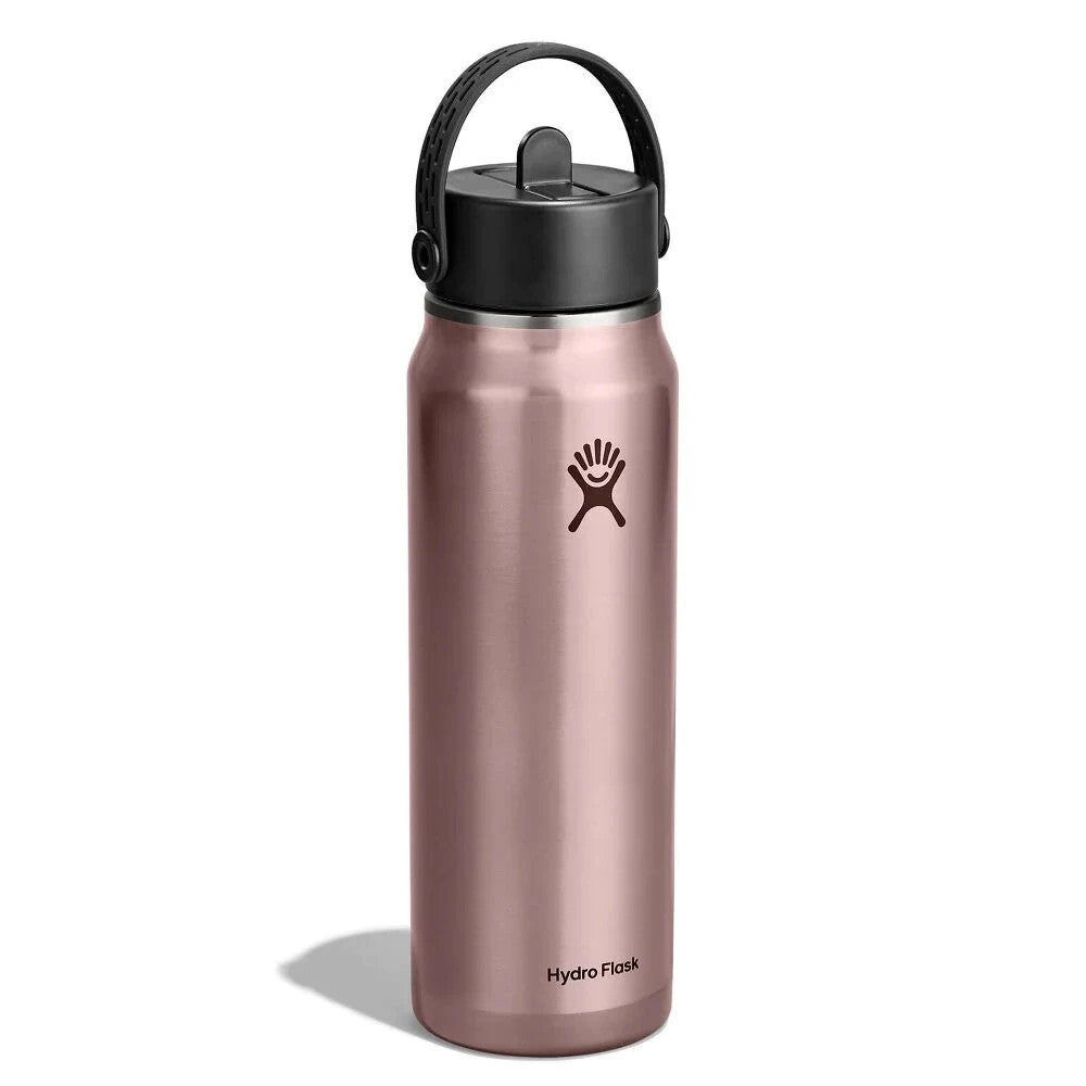 Botol Minum/Tumbler Ringan - Hydro Flask Lightweight Wide Mouth Flex Straw Cap 32oz/946ml (Quartz)
