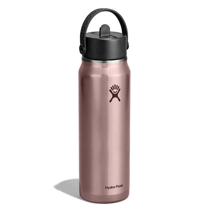 Botol Minum/Tumbler Ringan - Hydro Flask Lightweight Wide Mouth Flex Straw Cap 32oz/946ml (Quartz)
