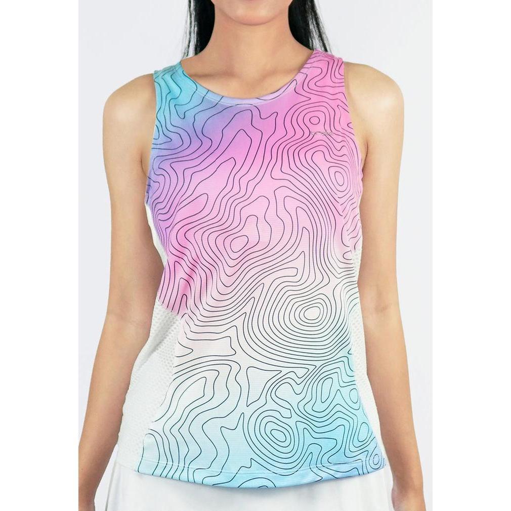 Trijee Melila II / Woman Jersey Sleeveless / Tank Top Olahraga - White Contour