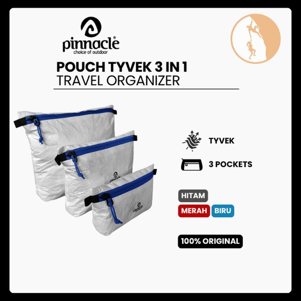 Pinnacle Pouch Tyvek (3 in 1) Zip - Tas Aksesoris/Travel Organizer