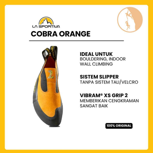 La Sportiva Cobra Orange - Sepatu Panjat Climbing