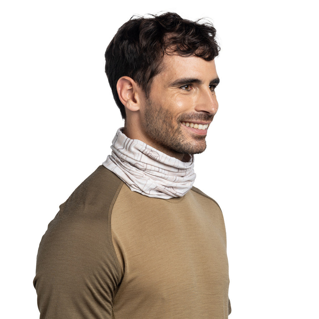 Buff CoolNet UV® Neckwear Abies Birch Grey