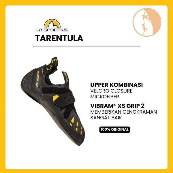 Sepatu Climbing Anak-anak/Remaja Panjat Tebing - La Sportiva TaRENTula Junior ( Carbon/Yellow)