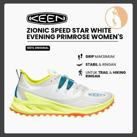 KEEN WOMEN'S ZIONIC SPEED - STAR WHITE/EVENING PRIMROSE