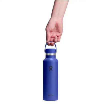 Botol Minum/Tumbler Ringan - Hydro Flask Standard Mouth Flex Cap 21oz/621ml (Capri Blue)