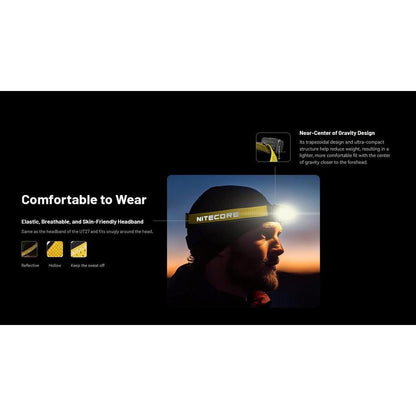 Nitecore Headlamp NITECORE NU27 600 Lumens - Black/Yellow