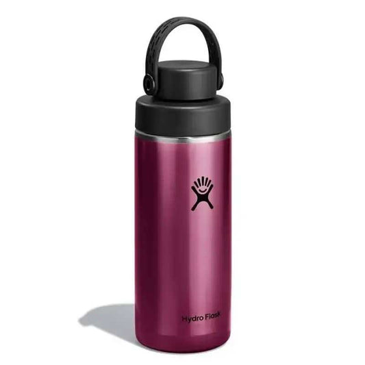 Botol Minum/Tumbler Stainless Steel - Hydro Flask Lightweight Wide Flex Chug Cap 16oz/473ml (Garnet Red)