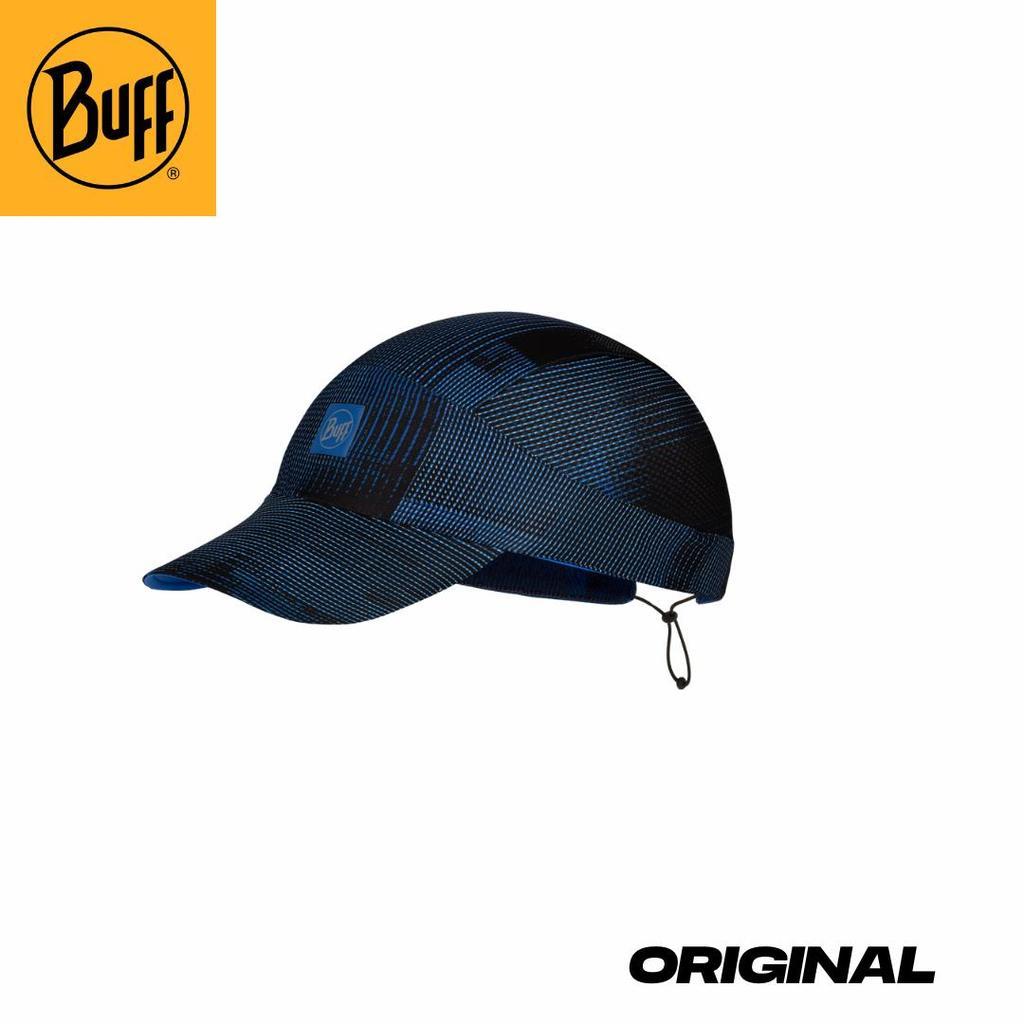 Topi Lari/Hiking - Buff Original Pack Speed Cap Malc Azure (Foldable)