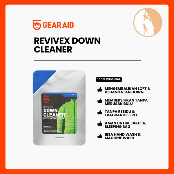 Pembersih Jaket Down & Sleeping Bag - Gear Aid Revivex Down Cleaner (10 oz/296ml)