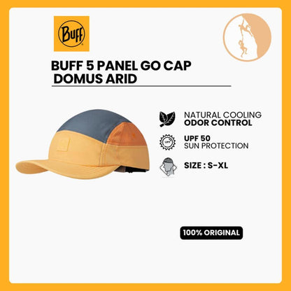 Buff 5 Panel Go Cap Domus Arid - Topi Lari/Trail Running