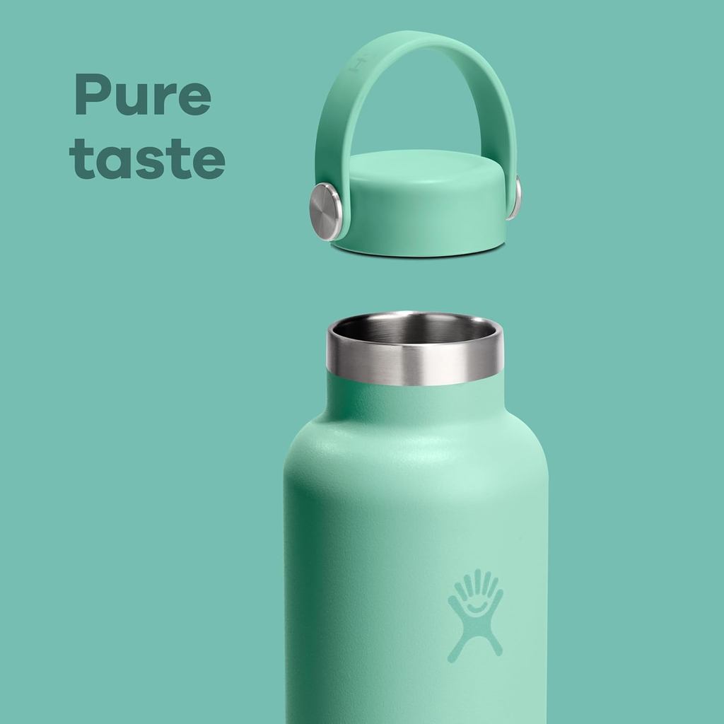 Botol Minum/Tumbler Ringan - Hydro Flask Standard Mouth Flex Cap 24oz/710ml (White 2.0)