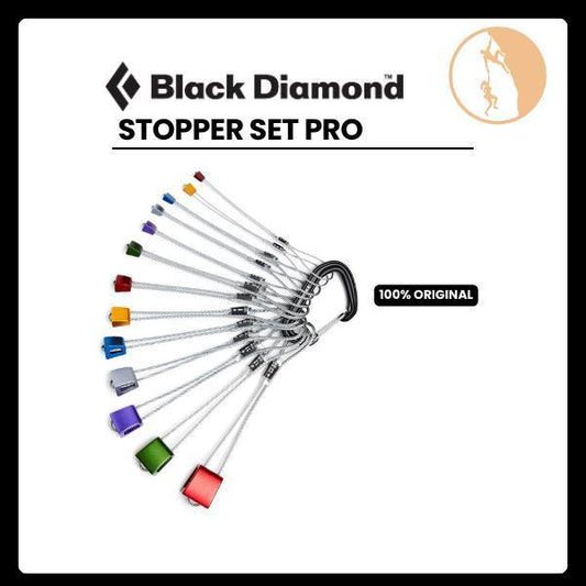 Black Diamond Stopper Set Pro #1-13 - Climbing Safety Equipment
