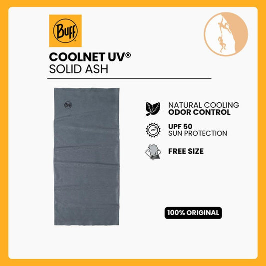 Buff CoolNet UV® Neckwear Solid Ash