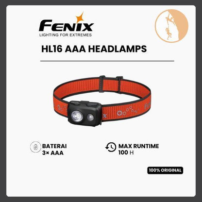 Fenix HL16 AAA Headlamps / Senter Kepala