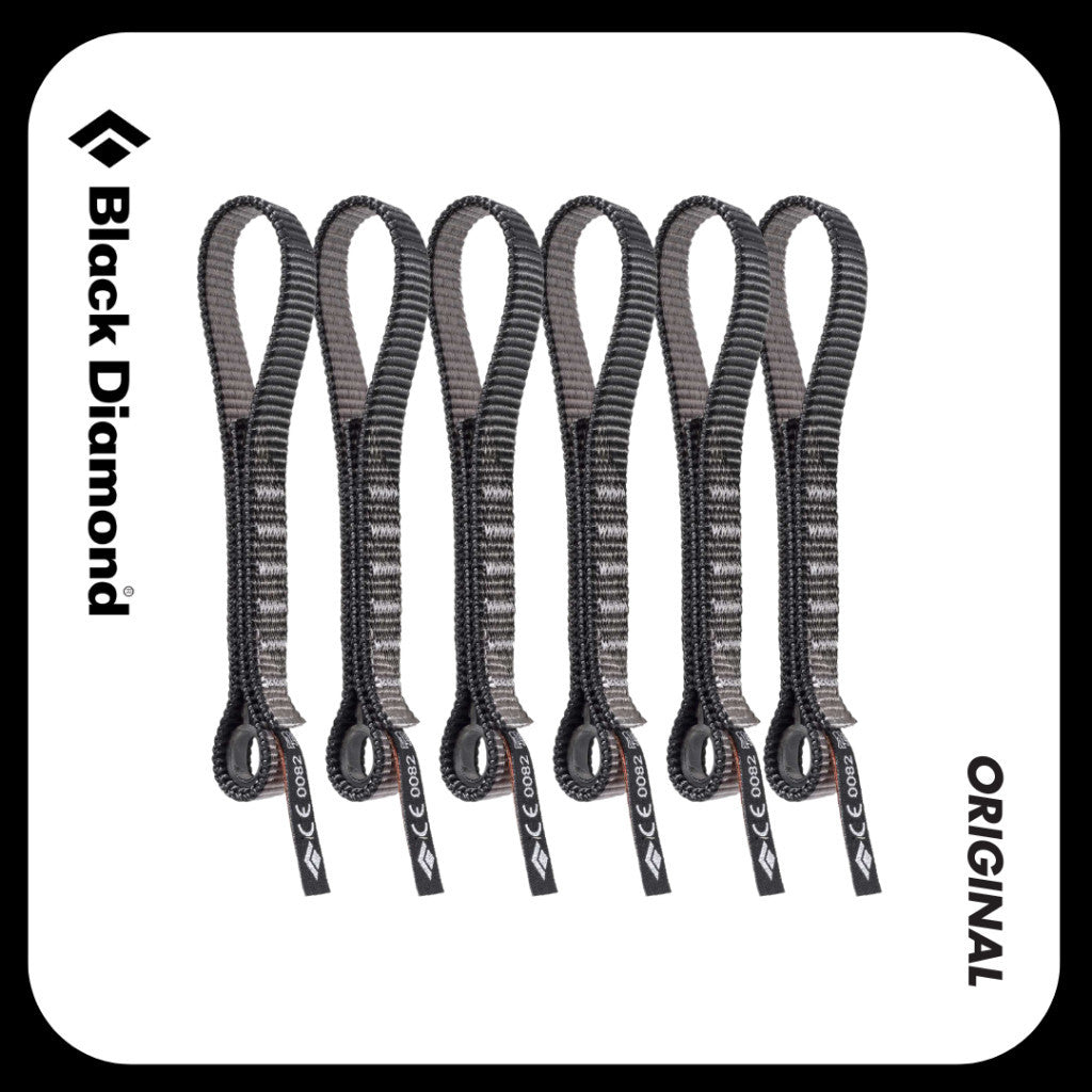 Black Diamond Standard Dogbone 16cm 6-Pack - Sling/Alat Panjat Tebing