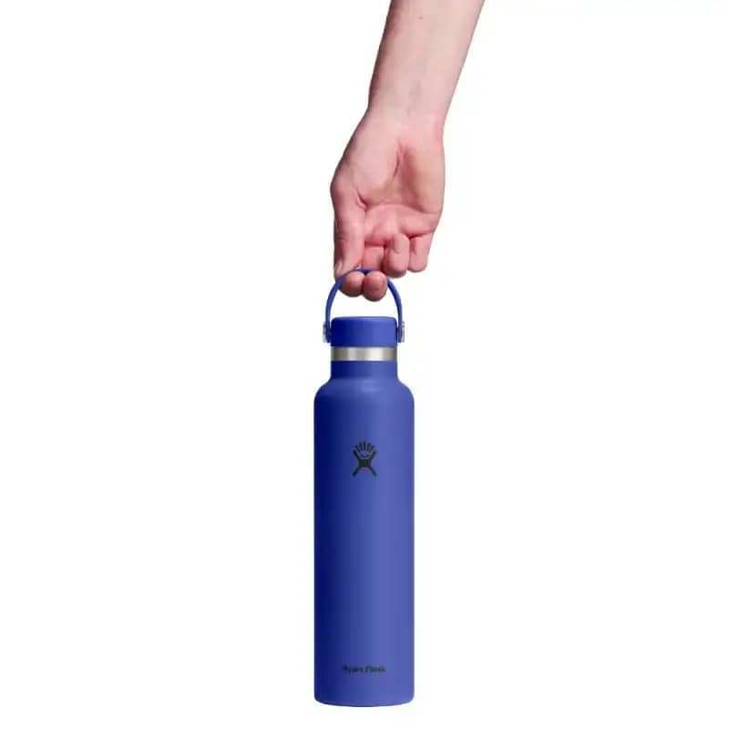 Botol Minum/Tumbler Ringan - Hydro Flask Standard Mouth Flex Cap 24oz/710ml (Capri Blue)