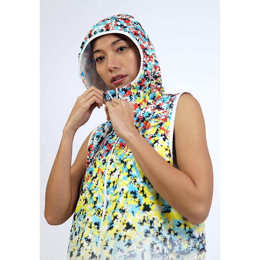 Trijee MD Vest Hoodie Unisex - Multi Dots