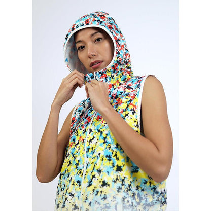 Trijee MD Vest Hoodie Unisex - Multi Dots