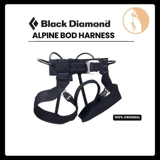 Black Diamond Alpine Bod Harness - Climbing Safety Equipment