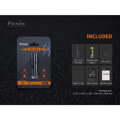Fenix E01 V2.0 AAA Flashlight
