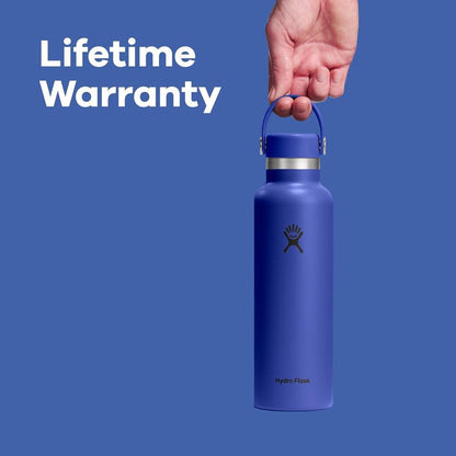Botol Minum/Tumbler Ringan - Hydro Flask Standard Mouth Flex Cap 21oz/621ml (White 2.0)