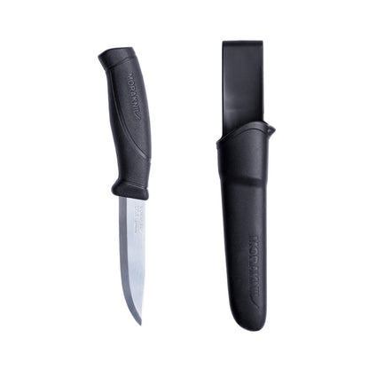 Pisau Stainless Steel/Outdoor/Bushcraft - Morakniv Companion (S)