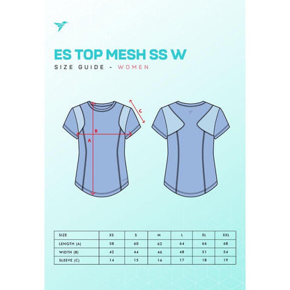 Trijee ES Top Mesh Women Short Sleeve / Lengan Pendek - Jersey Quick Dry Fit Wanita