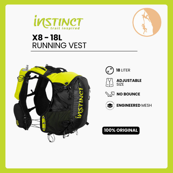Instinct Trail Running Hydration Pack - X8–18L