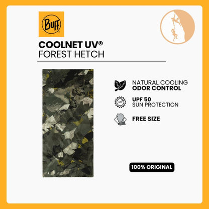 Buff Original CoolNet UV Neckwear Forest Hetch