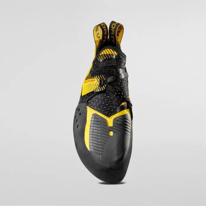 La Sportiva Solution Comp (Black/Yellow) - Sepatu Panjat Tebing/Bouldering/Indoor/Sport Climbing