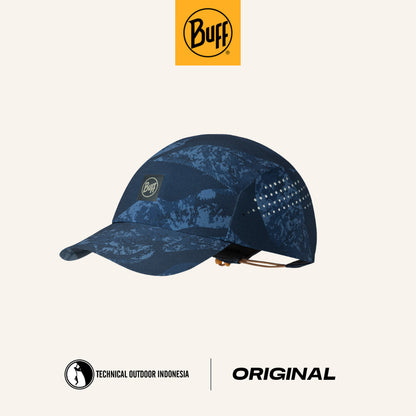 Buff Original Pack Speed Cap Eukar Navy (Foldable) - Topi Lari Trail/Hiking