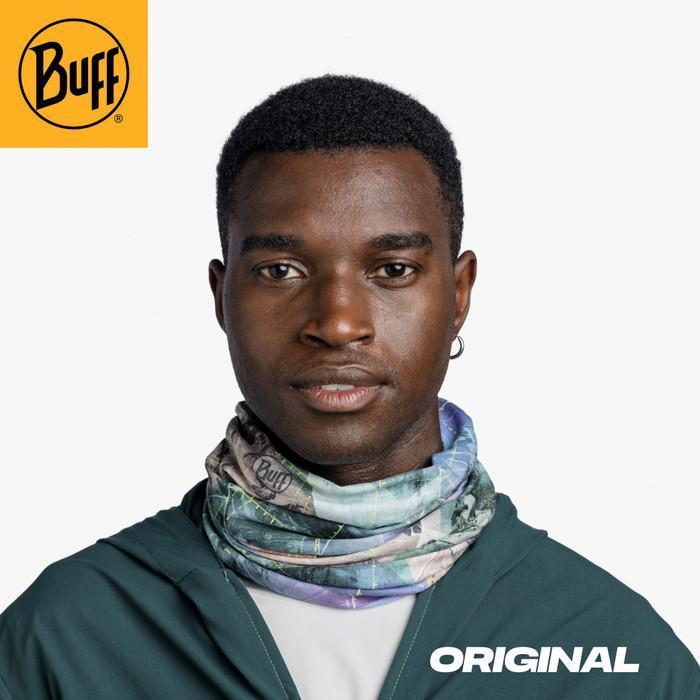 Buff Original CoolNet UV Neckwear Green Campast