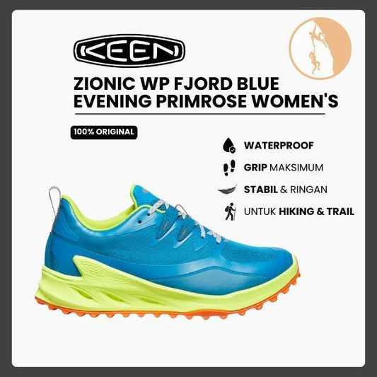 KEEN WOMEN'S ZIONIC WP - FJORD BLUE/EVENING PRIMROSE