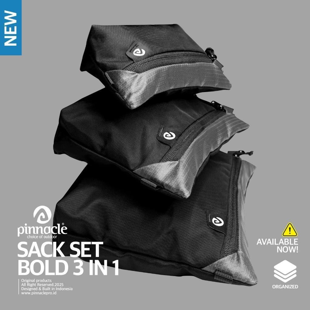 Pinnacle Sack Set Bold 3 in 1  - Travel Organizer