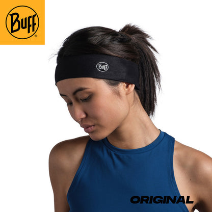 Buff Original CoolNet UV Slim Headband Solid Black