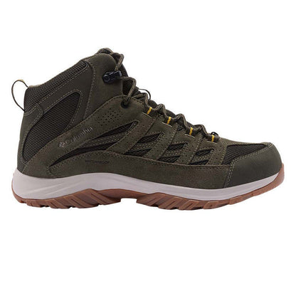 Sepatu Gunung/Hiking Pria - Columbia Men's Crestwood™ Mid Waterproof Hiking Boot (Deep Olive Stin)