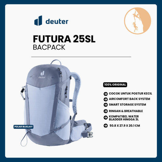 Tas Ransel Gunung Traveling Backpack - Deuter Futura 25 SL