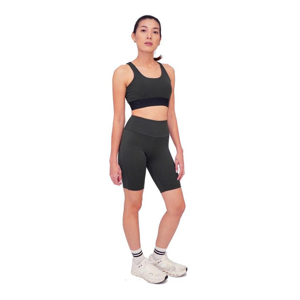 Trijee ES Women Short Legging - Army Green