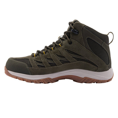 Sepatu Gunung/Hiking Pria - Columbia Men's Crestwood™ Mid Waterproof Hiking Boot (Deep Olive Stin)
