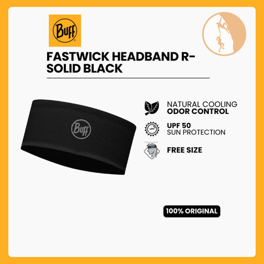 Bandana - Buff Original Fastwick Headband R-Solid Black