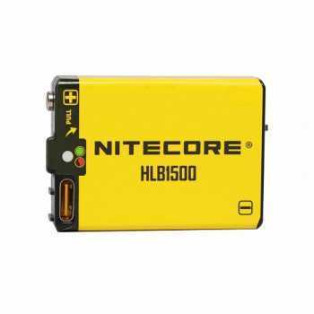 Nitecore Battery for UT27 HA23 UHE Pack Rechargeable - HLB1500 Yellow