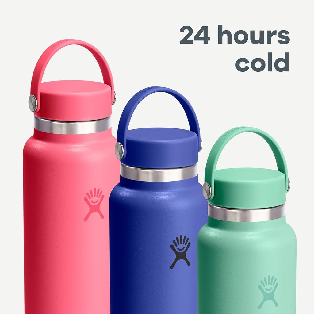 Botol Minum/Tumbler Stainless Steel - Hydro Flask Wide Mouth Flex Cap 32oz/946ml (Popstar Pink)