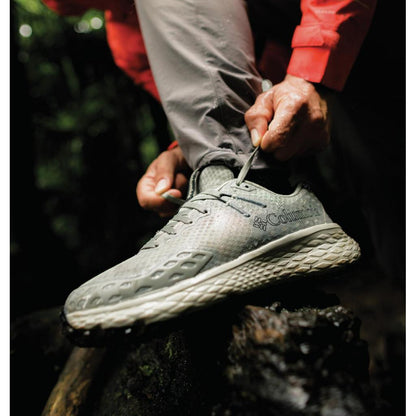 Sepatu Lari Trail Running Pria - Columbia Men's Konos™ TRS OutDry™ Shoe (Grey Green, Black)