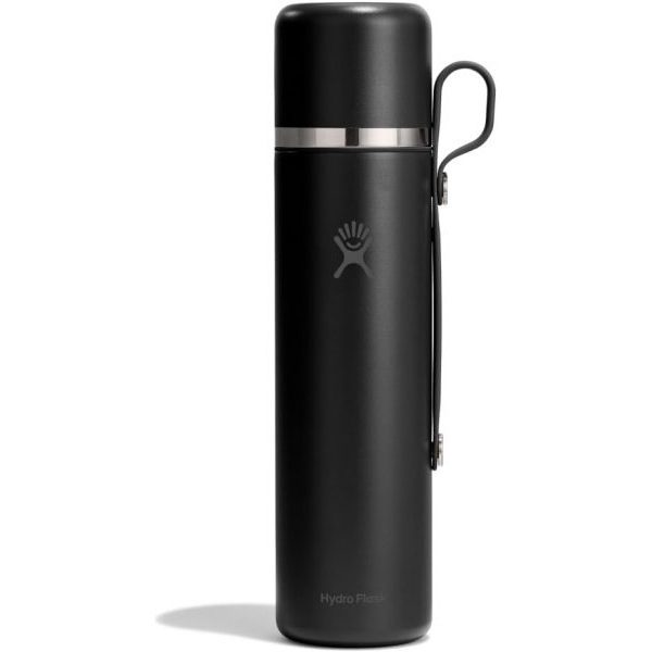 Botol Minum/Tumbler/Termos - Hydro Flask Hot Flask and Cup 36oz/1065ml (Black)