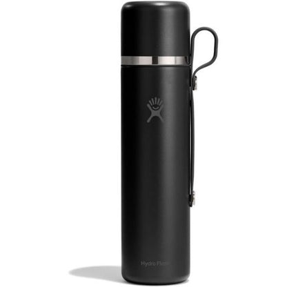 Botol Minum/Tumbler/Termos - Hydro Flask Hot Flask and Cup 36oz/1065ml (Black)