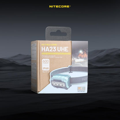 Nitecore Headlamp HA23 UHE 600 Lumens - Blue