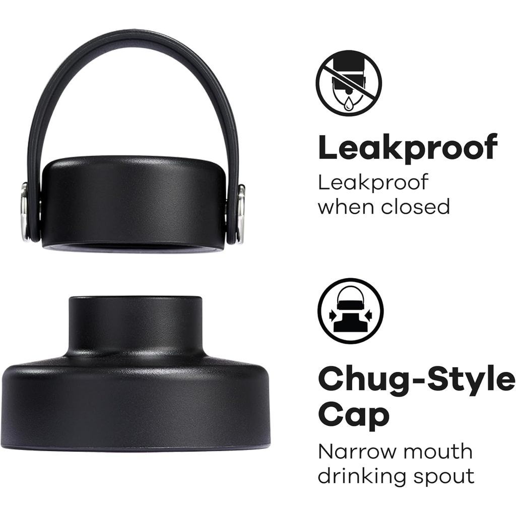 Botol Minum/Tumbler Stainless Steel - Hydro Flask Lightweight Wide Flex Chug Cap 16oz/473ml (Blue Sapphire)