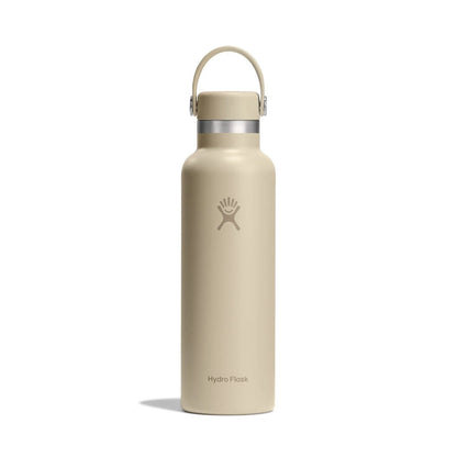 Botol Minum/Tumbler Ringan - Hydro Flask Standard Mouth Flex Cap 21oz/621ml (Tonal Oat)