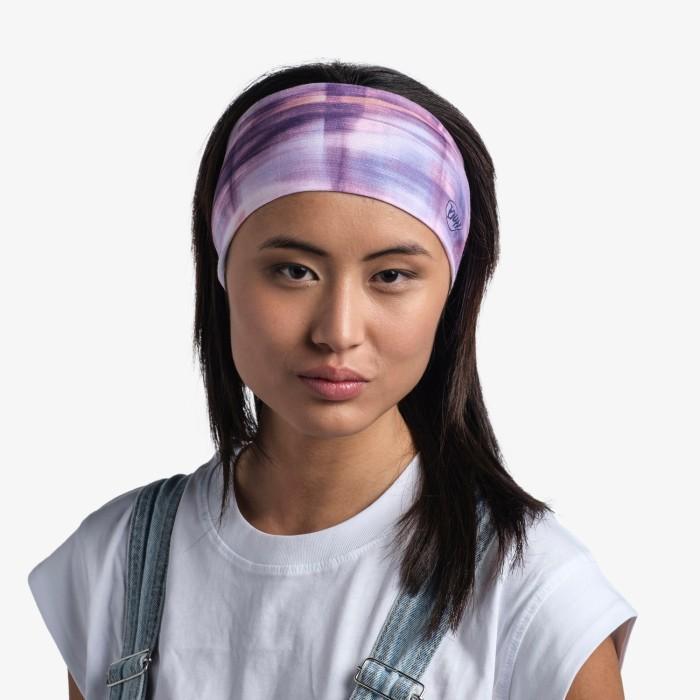Buff Original Coolnet UV Wide Headband Seary Purple