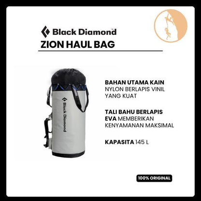 Black Diamond Zion Haul Bag 145L - Climbing Bag